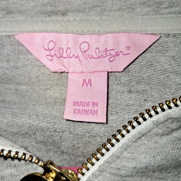 Lilly Pulitzer Women's Long Sleeve Skipper Popover Dress, Size M, Gray - Picture 13 of 14